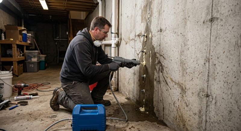 Basement Foundation Repair in Falls Church, VA