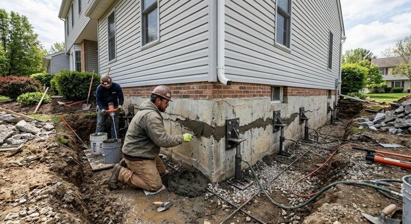 Basement Foundation Repair in Prince William County, VA