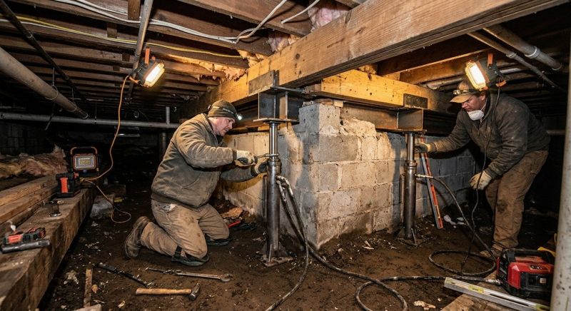 Basement Foundation Repair in Springfield, VA