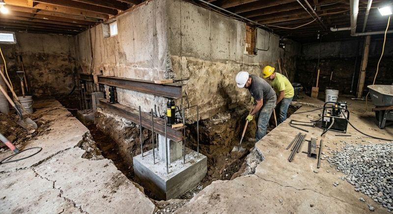 Basement Underpinning in Lorton, VA