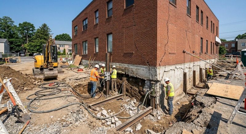 Building Foundation Repair in Woodbridge, VA