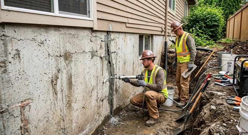 Cracked Foundation Repair in Nokesville, VA