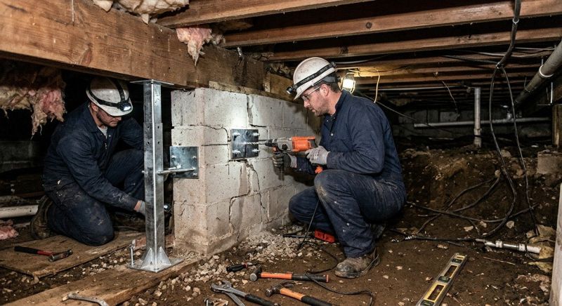 Crawlspace Foundation Repair in Falls Church, VA