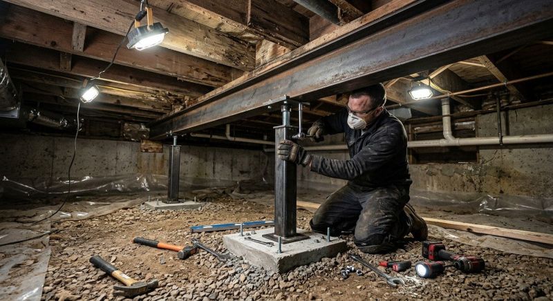 Crawlspace Structural Repair in Lorton, VA