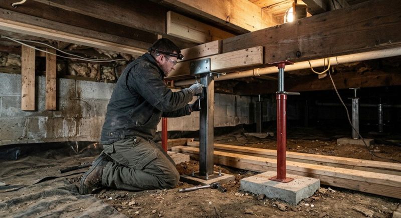 Crawlspace Structural Repair in Lorton, VA