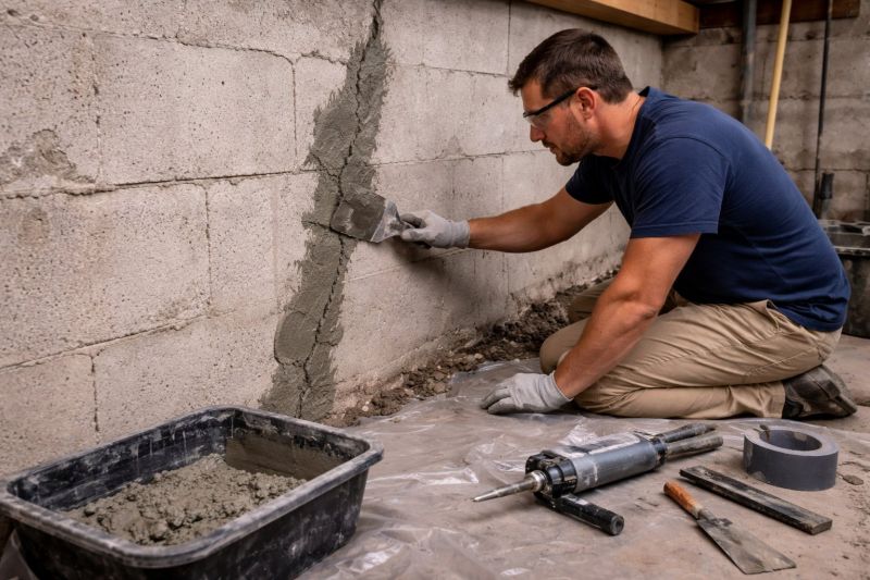 Foundation Crack Repair in Clinton, MD