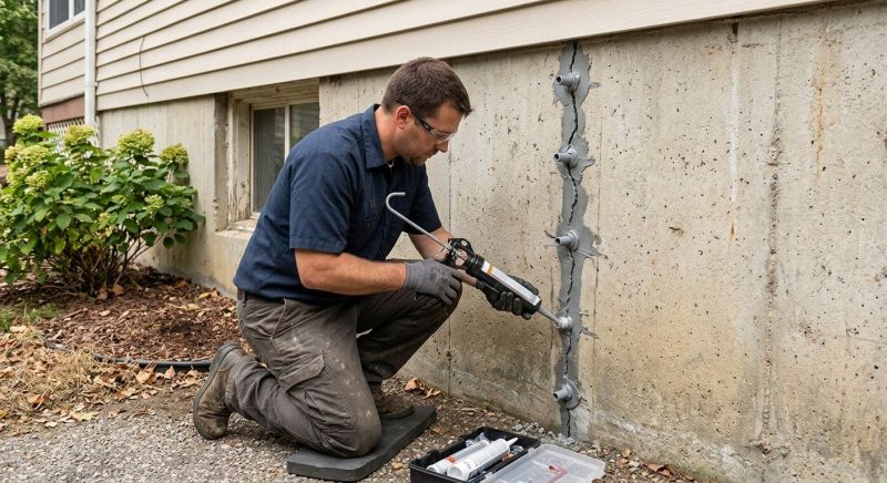 Foundation Crack Sealing in Lorton, VA