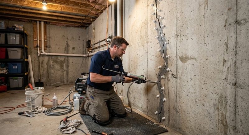 Foundation Crack Sealing in Lorton, VA