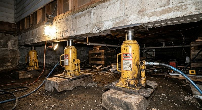 Foundation Jacking in Fairfax County, VA