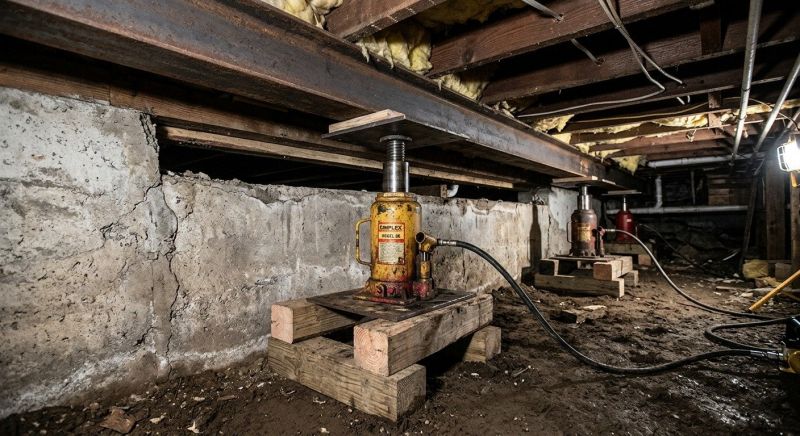 Foundation Jacking in Manassas, VA
