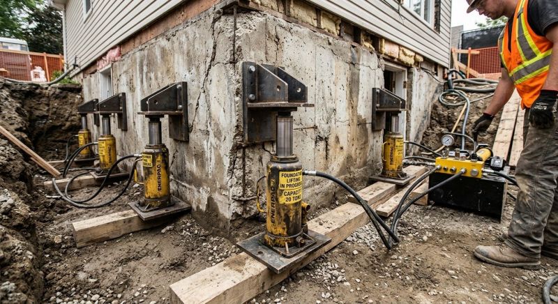 Foundation Jacking in Vienna, VA
