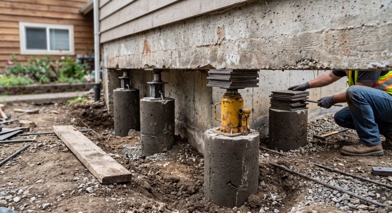 Foundation Pier Leveling in Lorton, VA