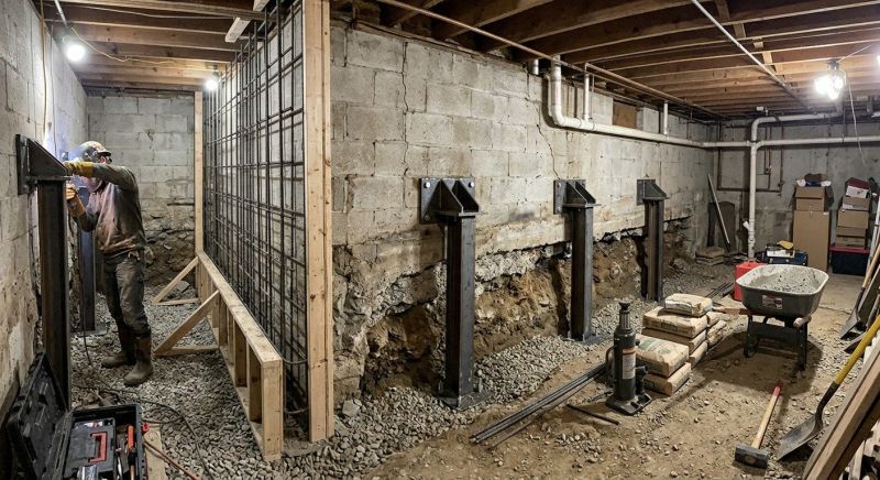 Foundation Stabilizing in Charles County, MD