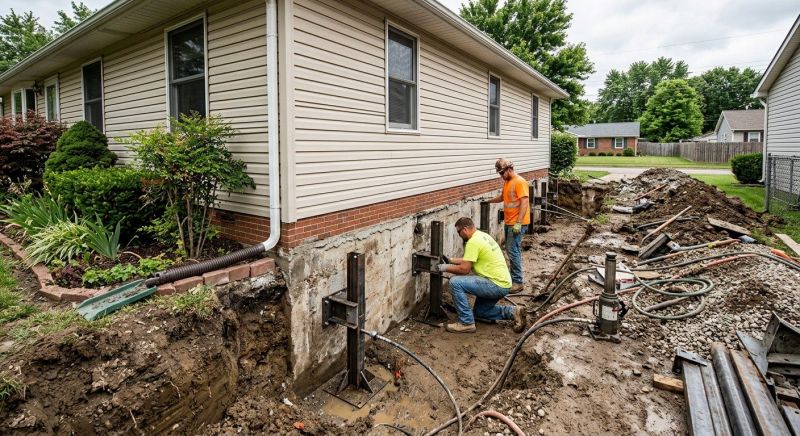Foundation Stabilizing in Clifton, VA
