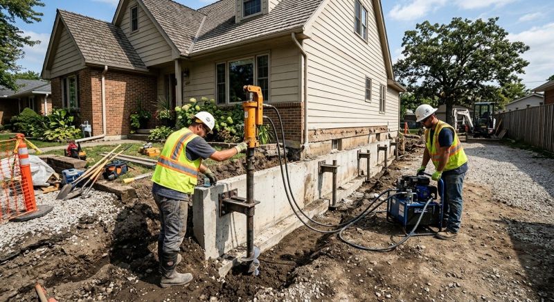 Foundation Stabilizing in Fairfax County, VA