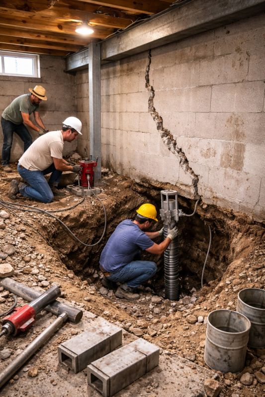 Foundation Structural Repair in Bryans Road, MD
