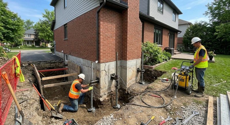 Foundation Underpinning in Lorton, VA