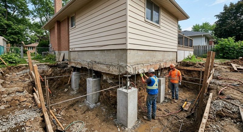 Foundation Underpinning in Lorton, VA