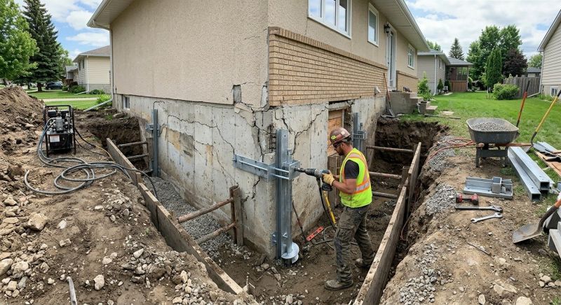 House Foundation Repair in Annandale, VA