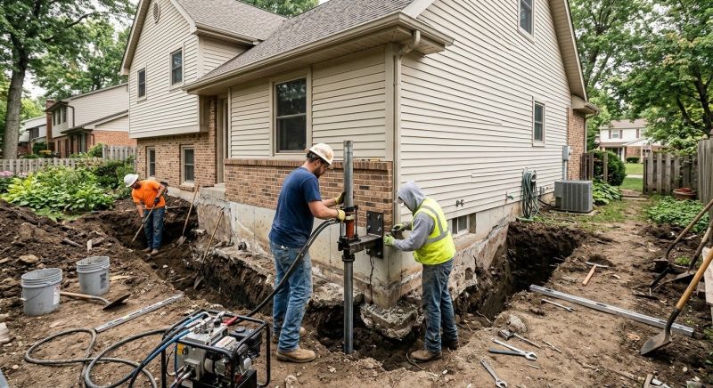 House Foundation Repair in Bristow, VA