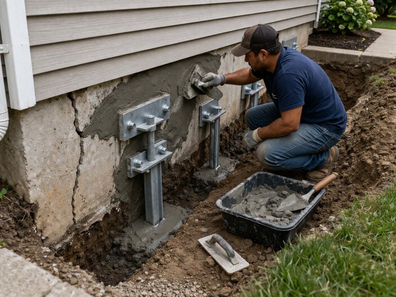 House Foundation Repair in Cheltenham, MD