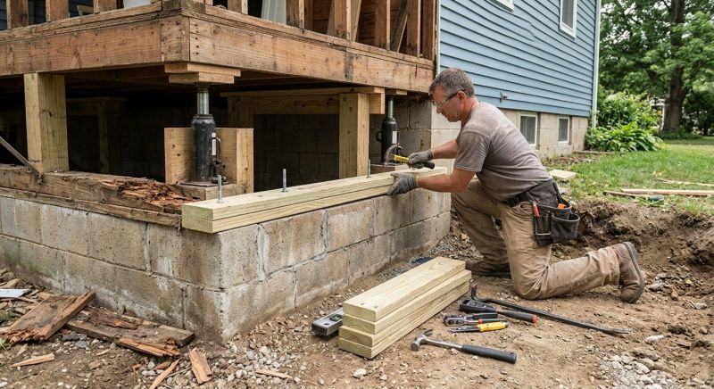 House Foundation Repair in Stafford County, VA