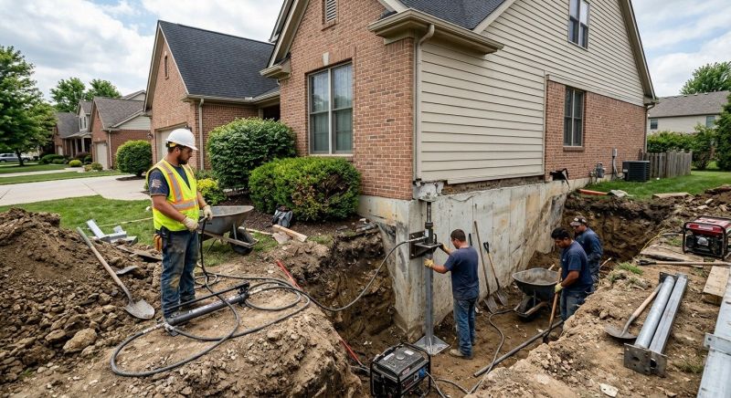 House Foundation Repair in Woodbridge, VA