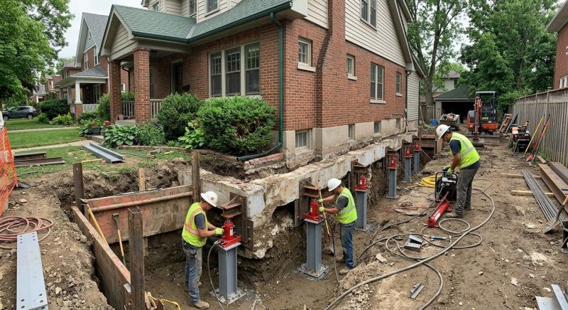 House Underpinning in Lorton, VA
