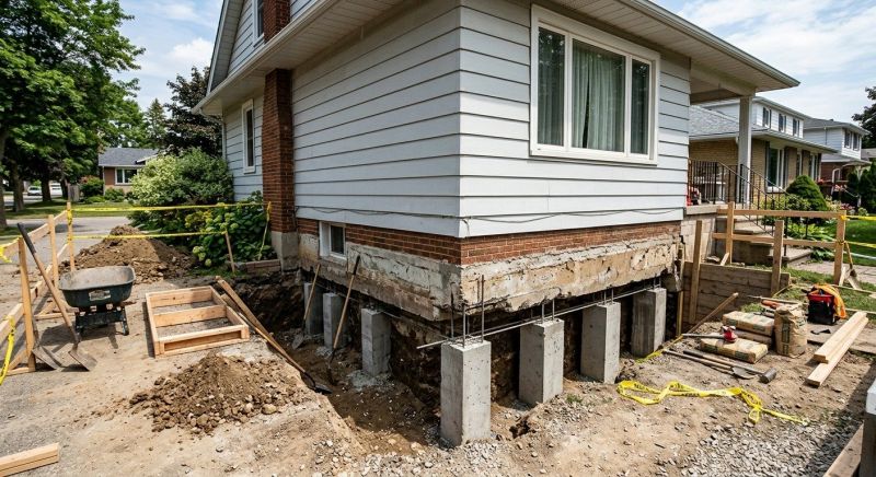 House Underpinning in Lorton, VA