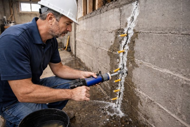 Leaking Foundation Repair in Lorton, VA