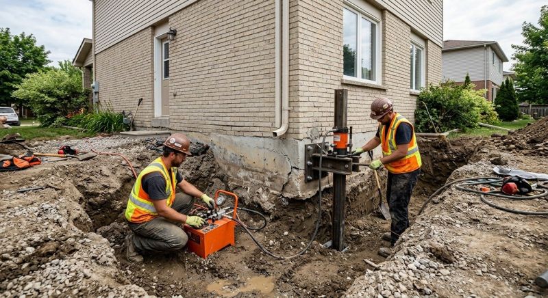 Sinking Foundation Lifting in Lorton, VA