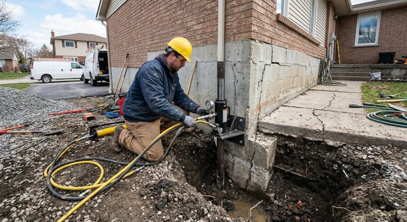 Sinking Foundation Repair in Chevy Chase, MD