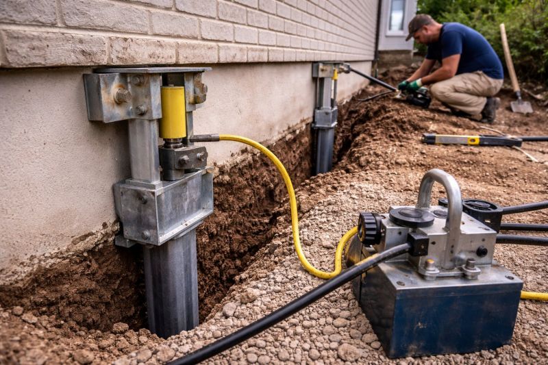 Sinking Foundation Repair in Herndon, VA