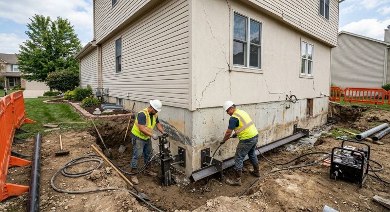Sinking Foundation Repair in Indian Head, MD