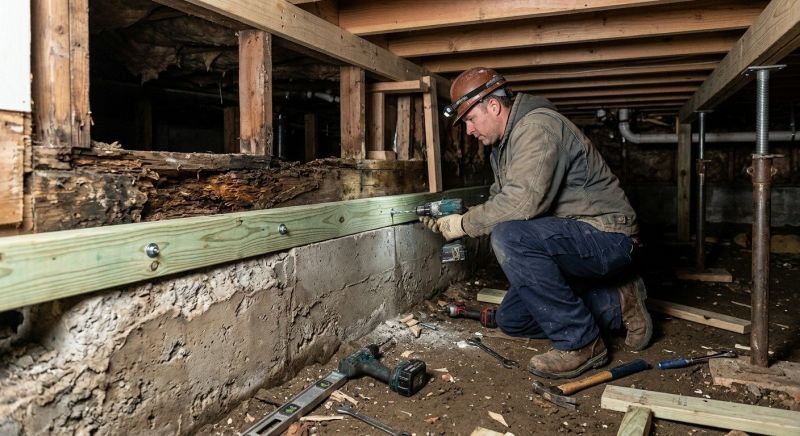 Sinking Foundation Repair in Takoma Park, MD