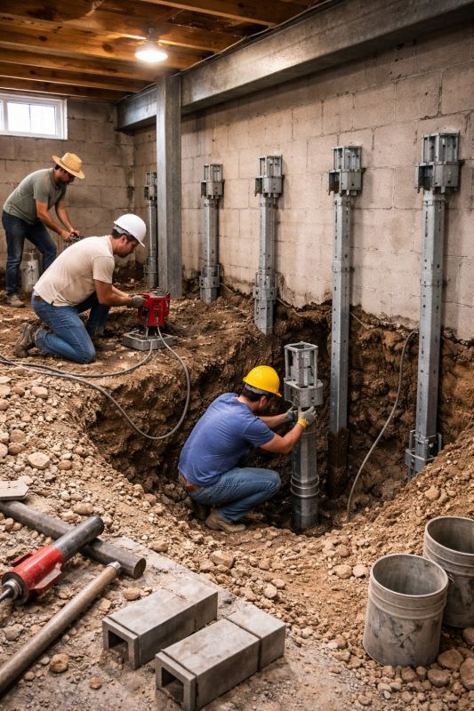 Structural Underpinning in Lorton, VA