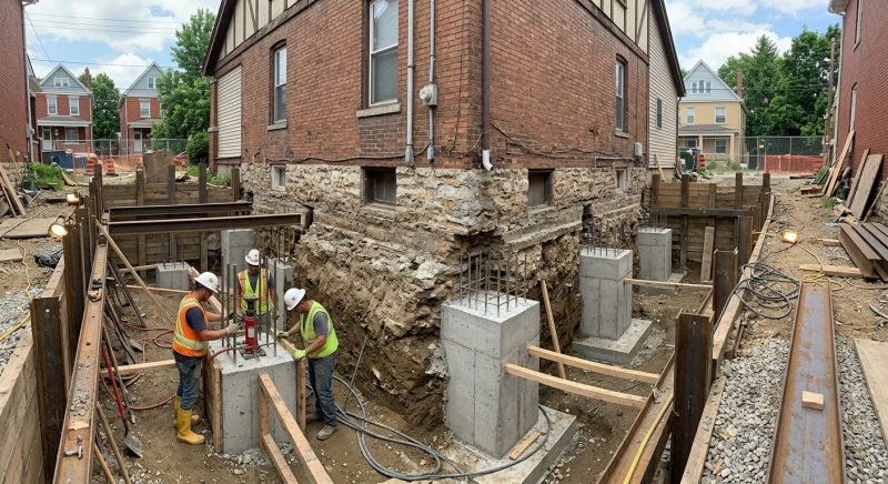 Structural Underpinning in Lorton, VA