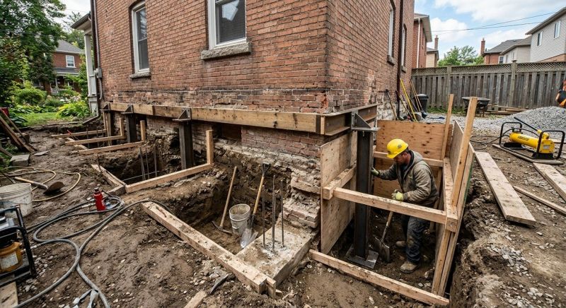 Structural Underpinning in Lorton, VA